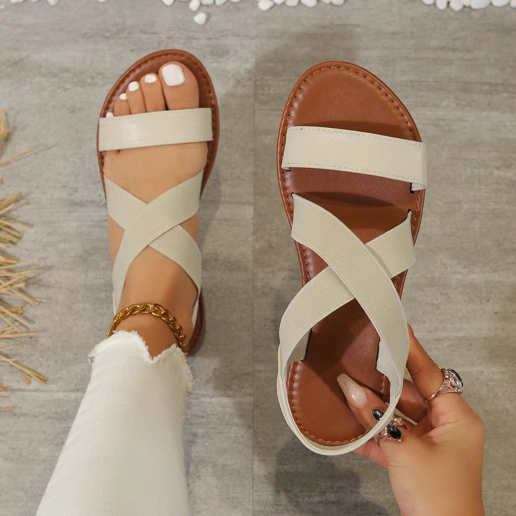 Open Toe Crisscross Sandals