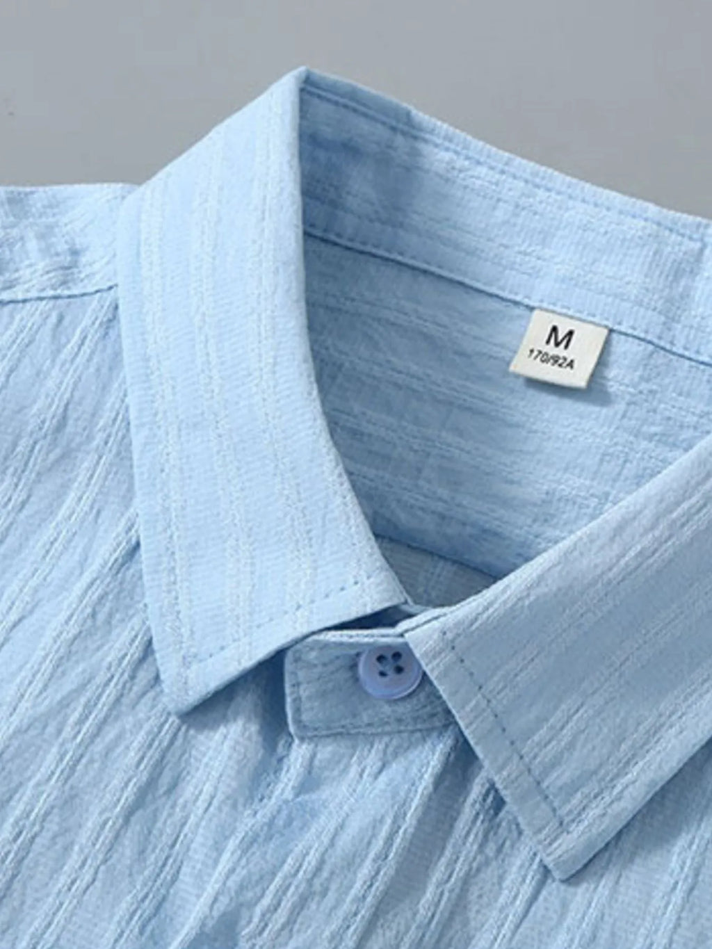 Men's Plus Size Button Up Short Sleeve Shirt