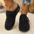 Casual Buckle Slip-Ons