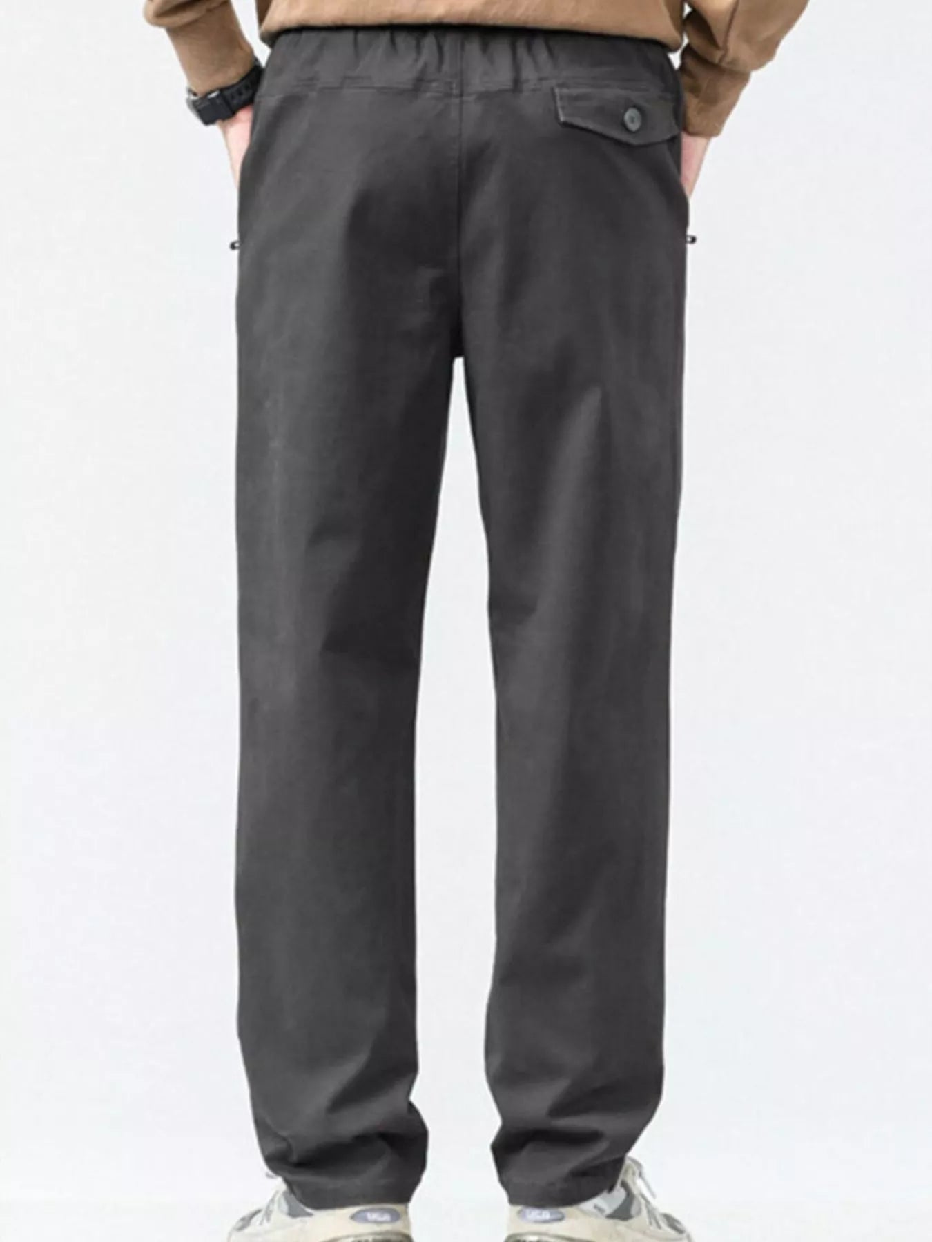 Men's Plus Size Casual Loose Fit Wide Leg Pants