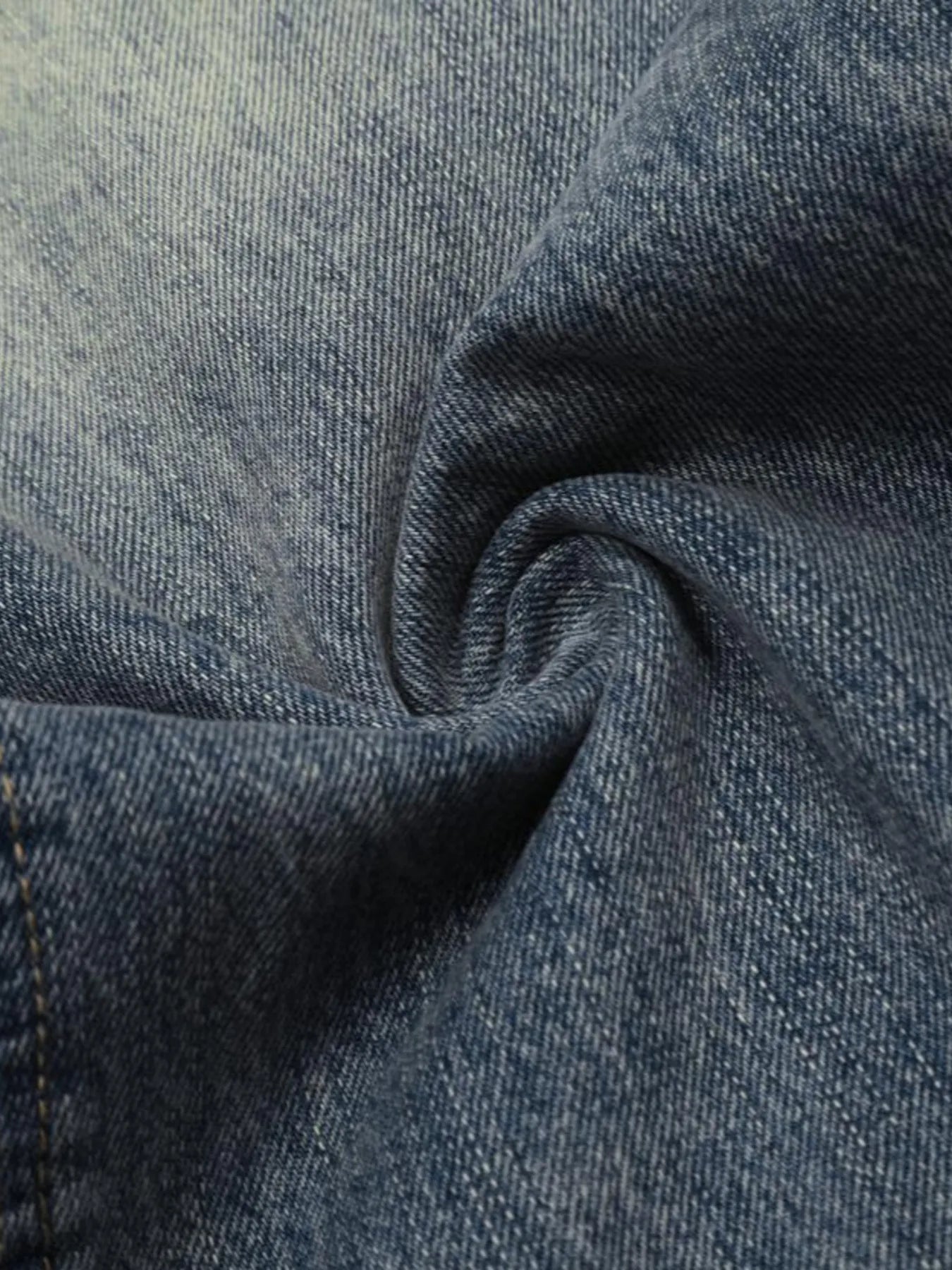 Men's Vintage Wash Distressed Jeans