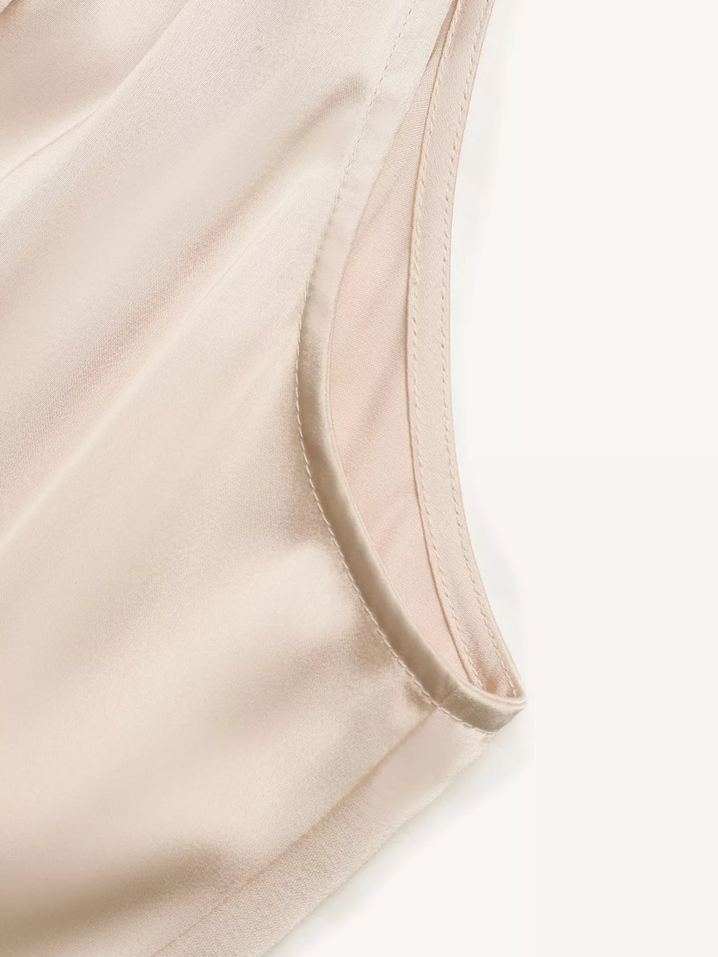 Pearl Halter Satin Midi Dress