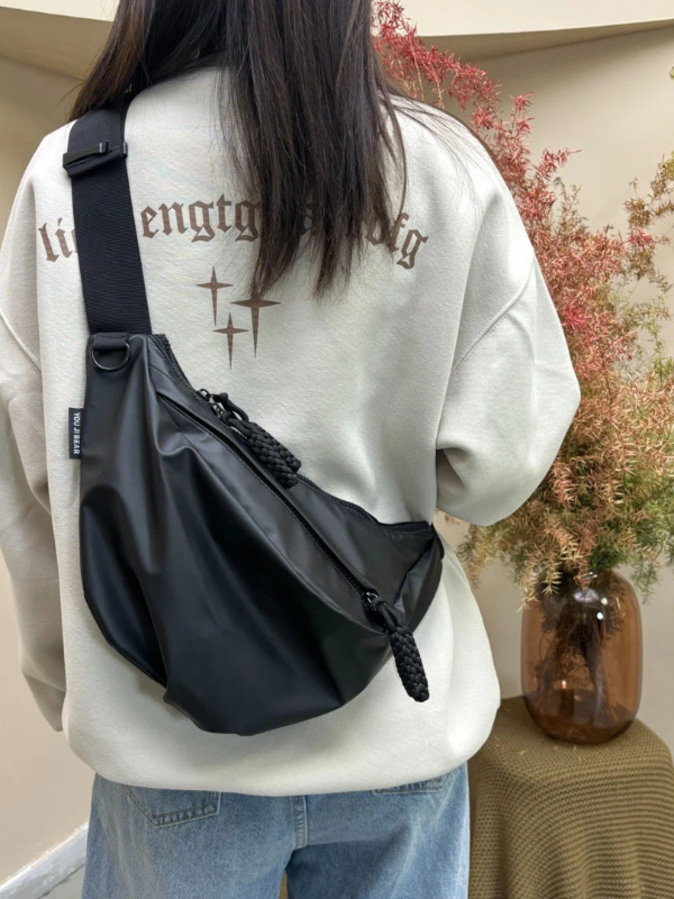 Casual Lightweight Nylon Crossbody Bag