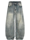 Men's Vintage Washed Baggy Jeans