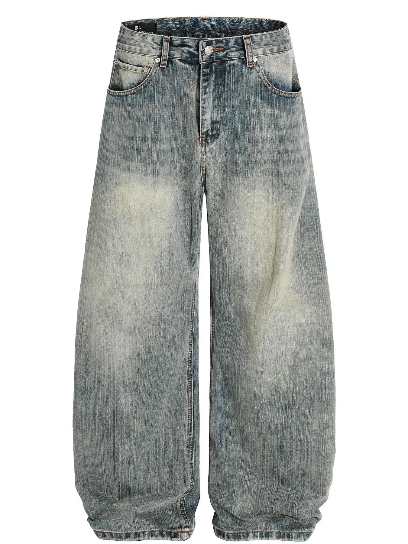 Men's Vintage Washed Baggy Jeans