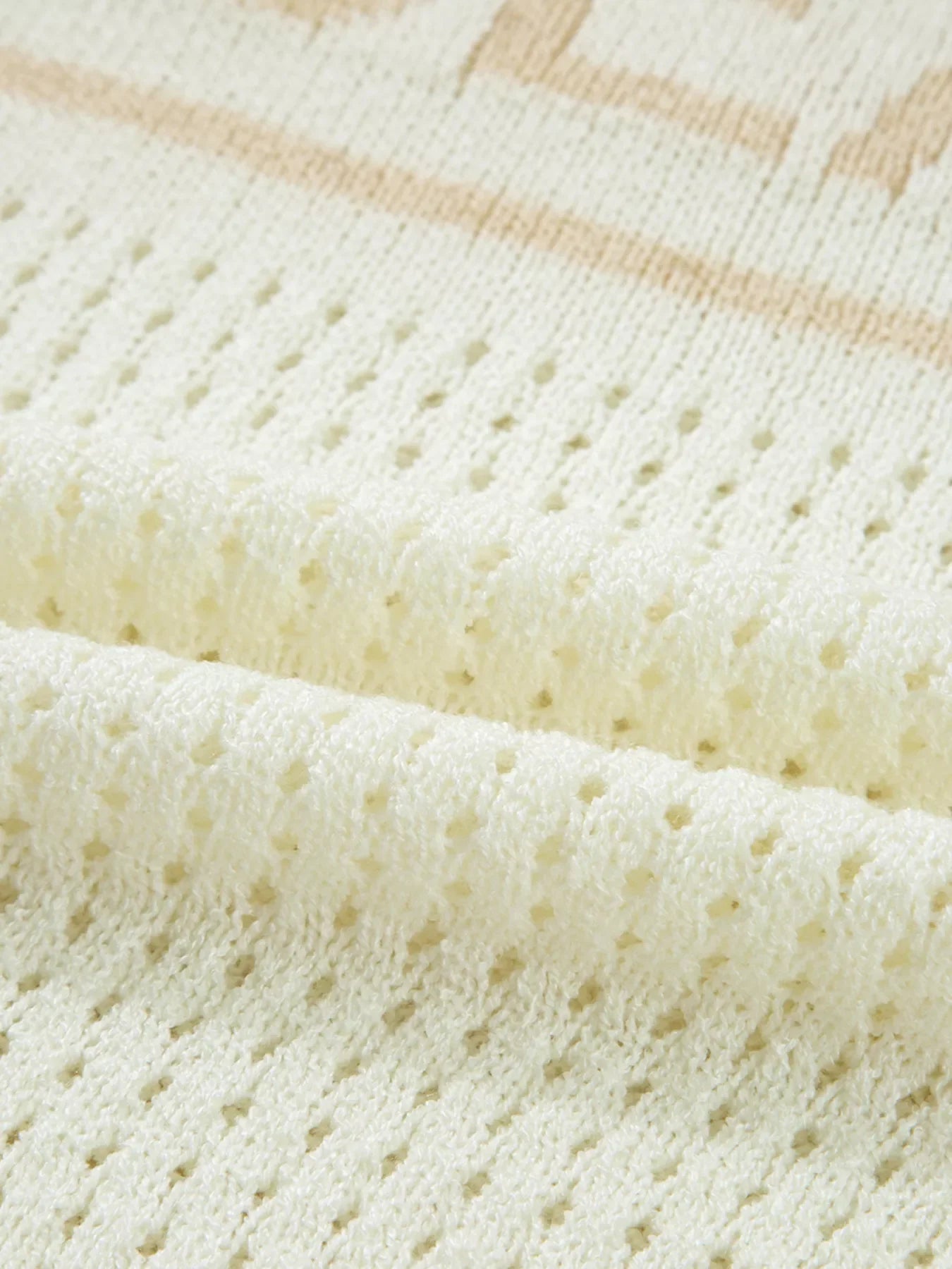 BEACH Hollow Out Knitted Lightweight Dolman Sweater