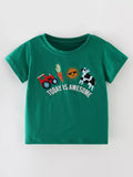 Children's Embroidered Short Sleeve T-Shirt