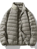 Men's Plus Size Lightweight Zip Up Jacket