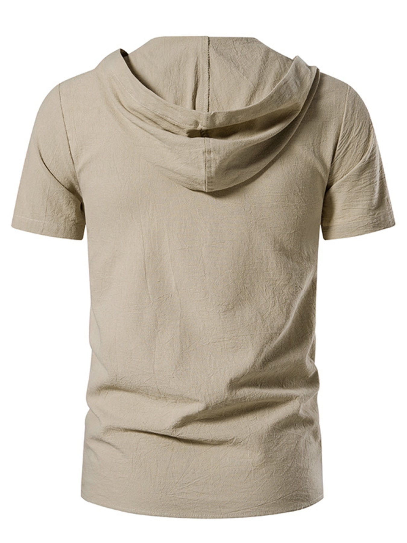 Men's Casual Lace-Up Hooded Top