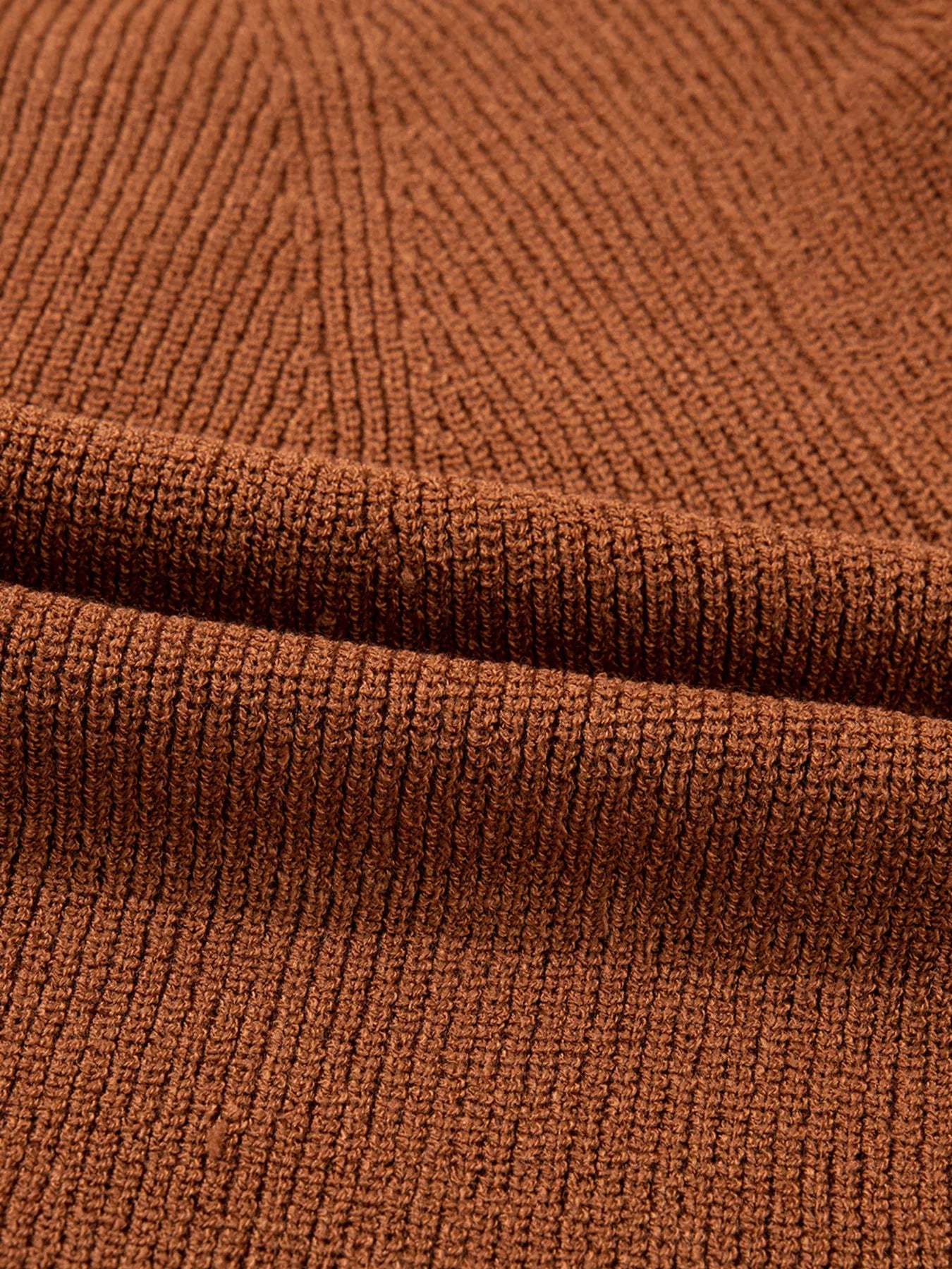 Contrast Knit V Neckline Cardigan
