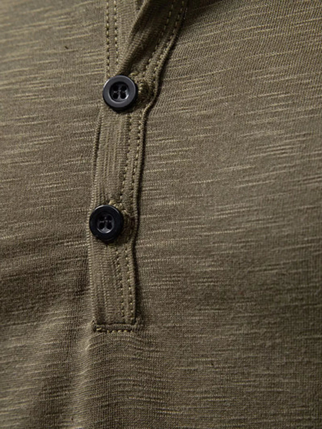 Men's Long Sleeve Henley T-Shirt