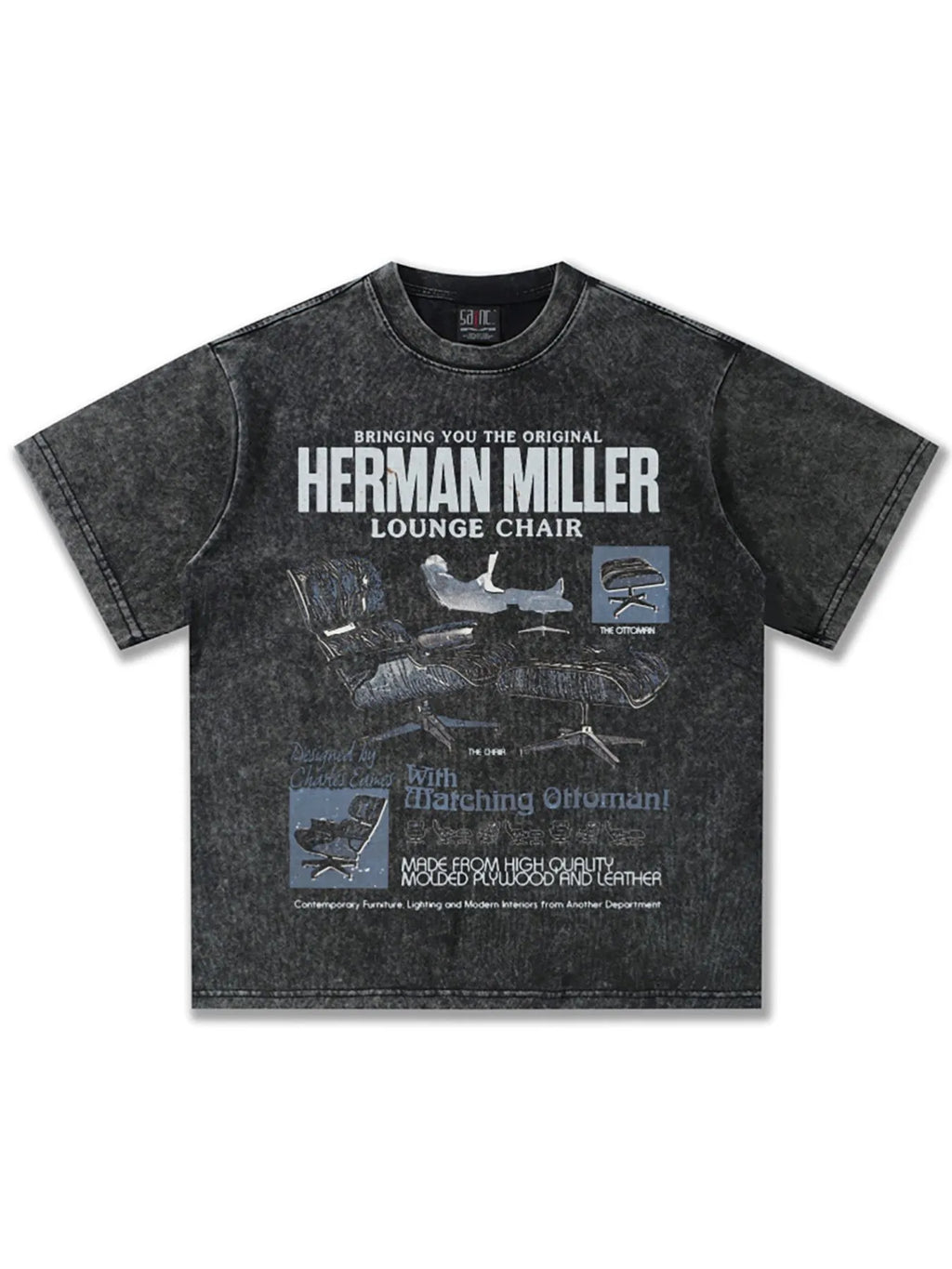 Men's Graphic Round Neck Short Sleeve T-Shirt