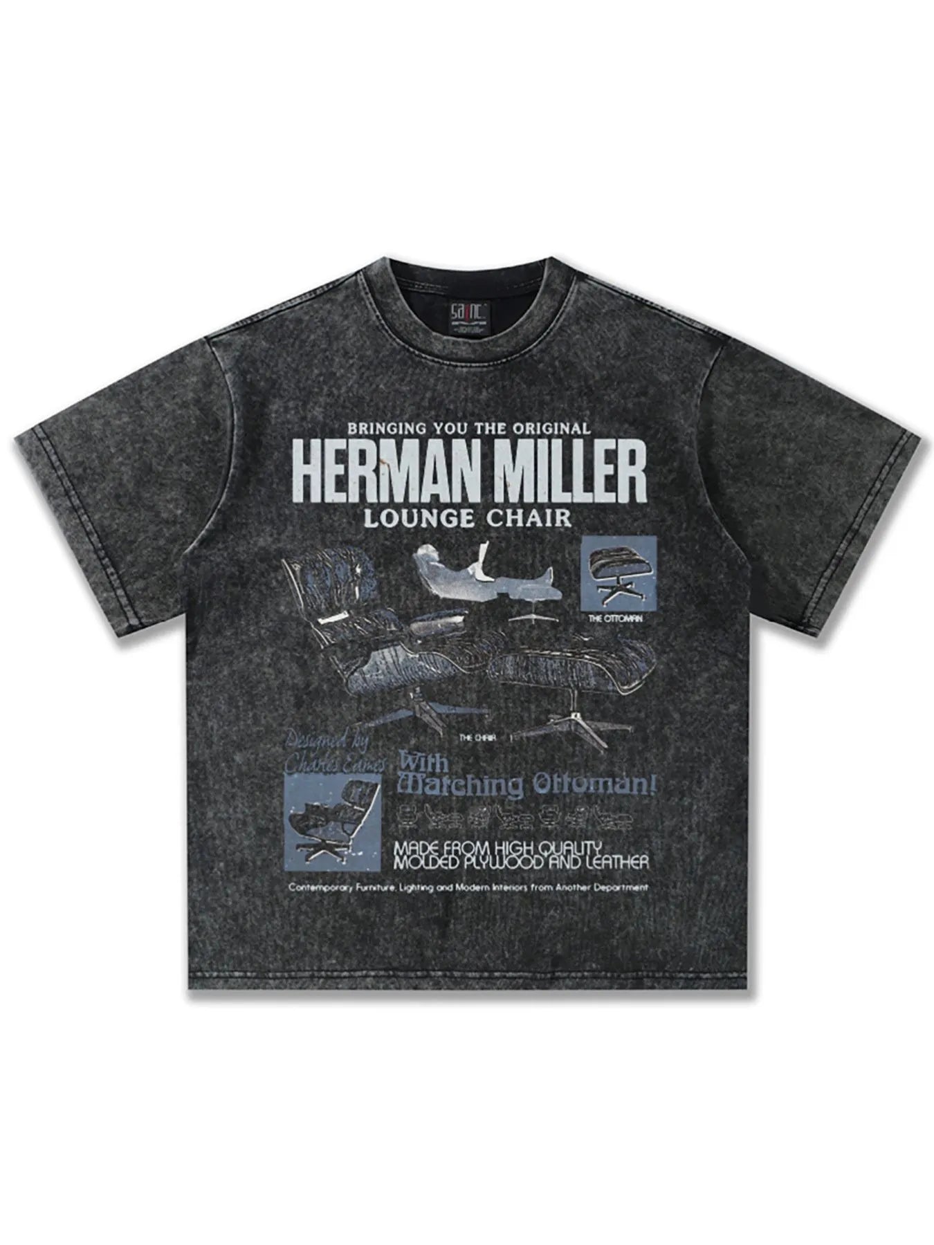 Men's Graphic Round Neck Short Sleeve T-Shirt