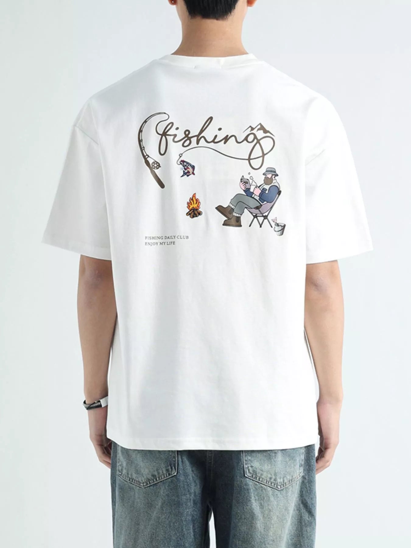 Men's Plus Size Graphic Relaxed Fit T-Shirt