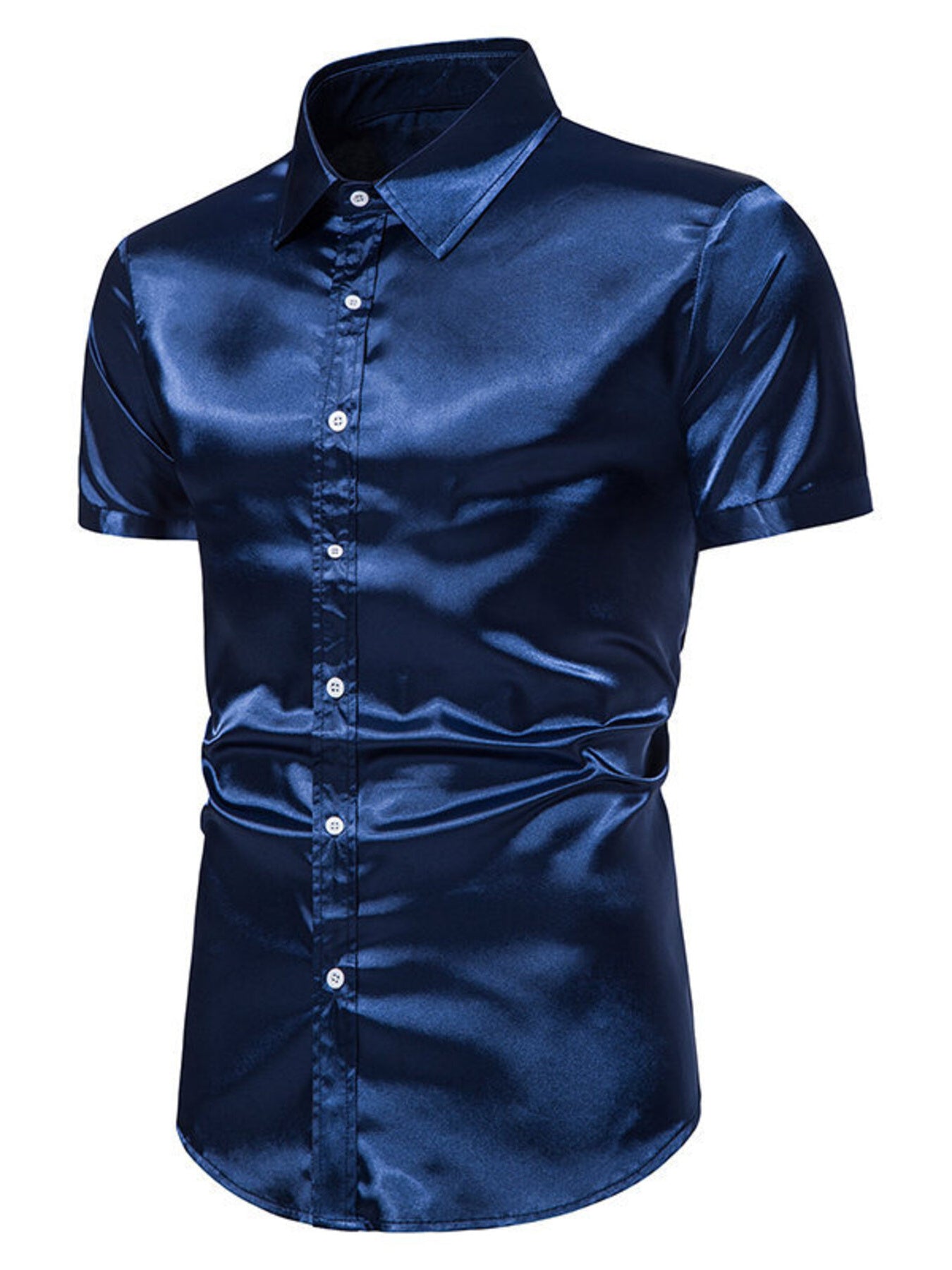 Men's Button Up Short Sleeve Shirt