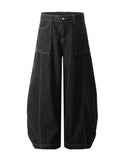 Men's Wide Leg Balloon Jeans