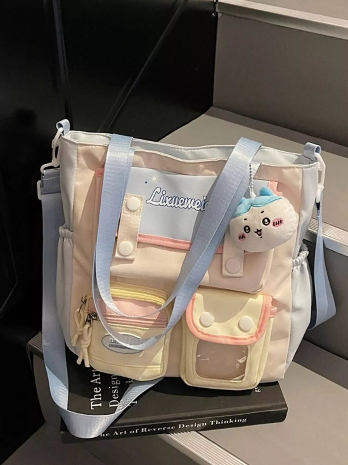 Multi-Pocket Shoulder Bag