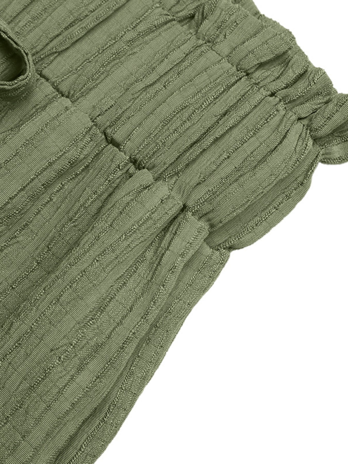 Wide Leg Drawstring Waist Pants
