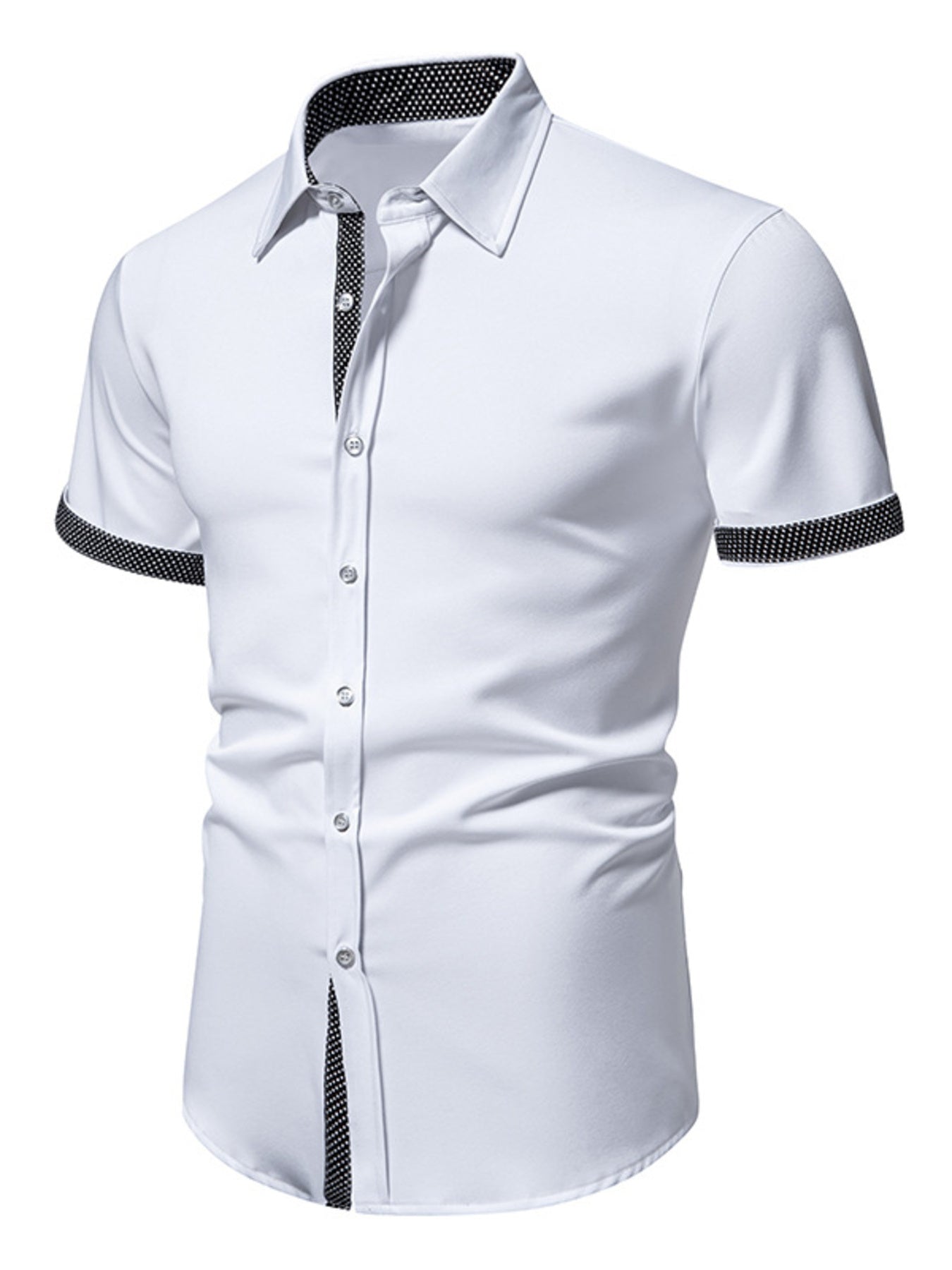 Men's Slim Fit Short Sleeve Shirt