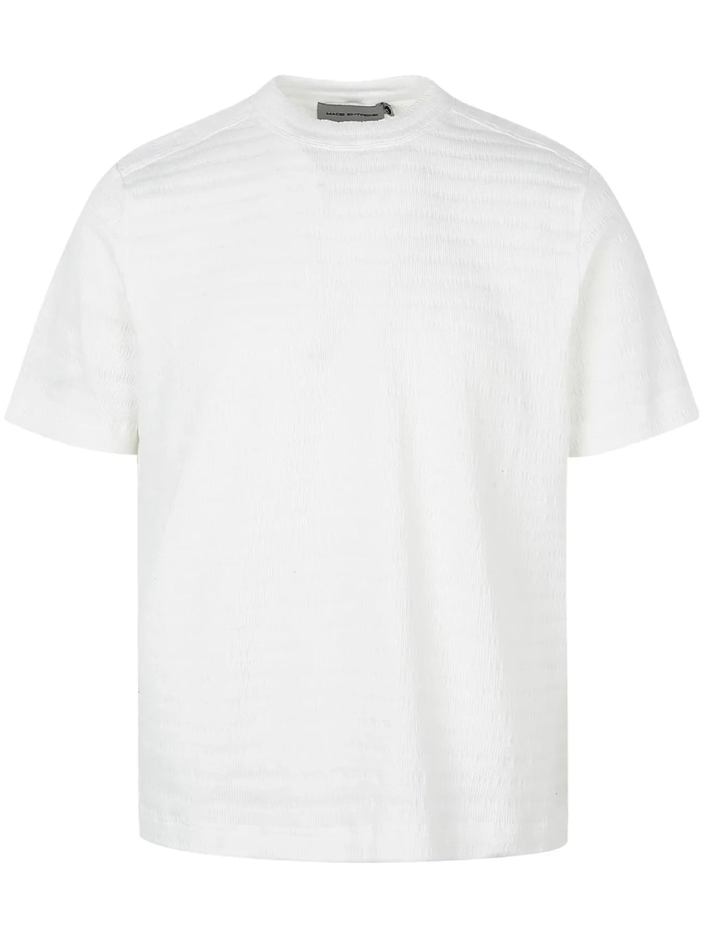 Men's Textured Knit Crew Neck T-Shirt