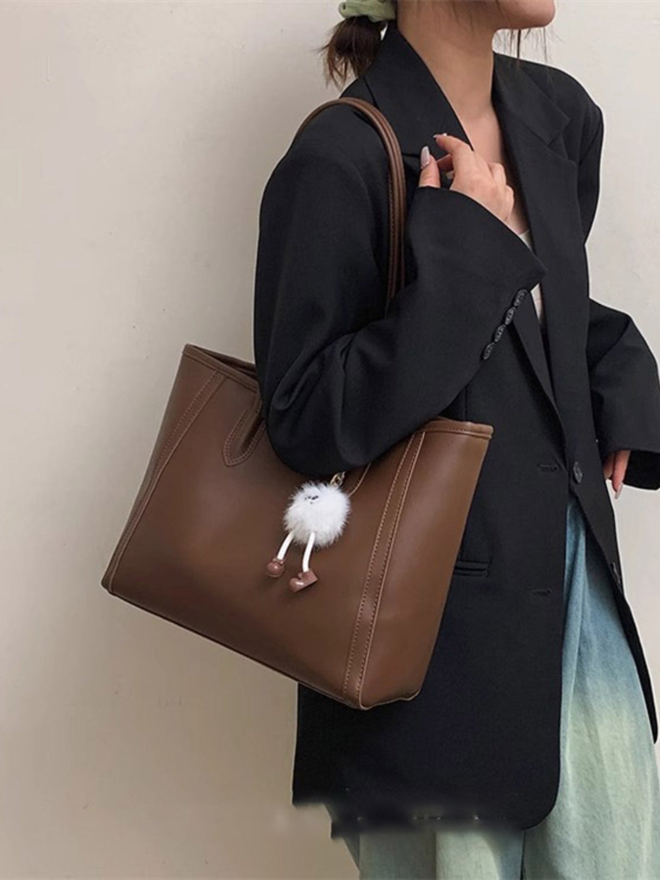 PU Leather Shoulder Bag