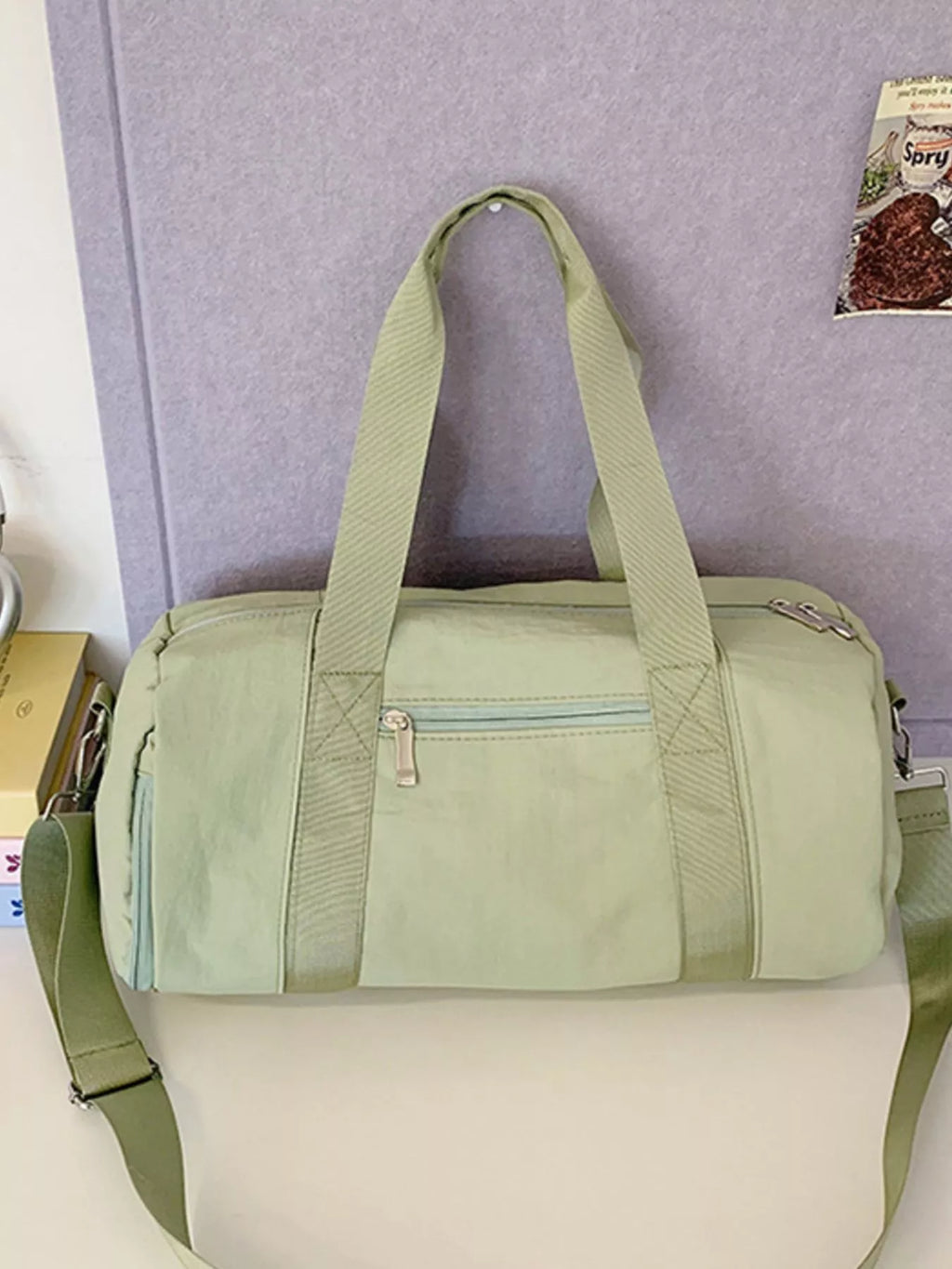 Duffel Bag with Mesh Pocket