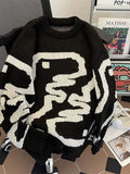 Men's Ribbed Hem Round Neck Sweater