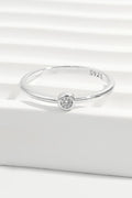 925 Sterling Silver Inland Zircon Ring