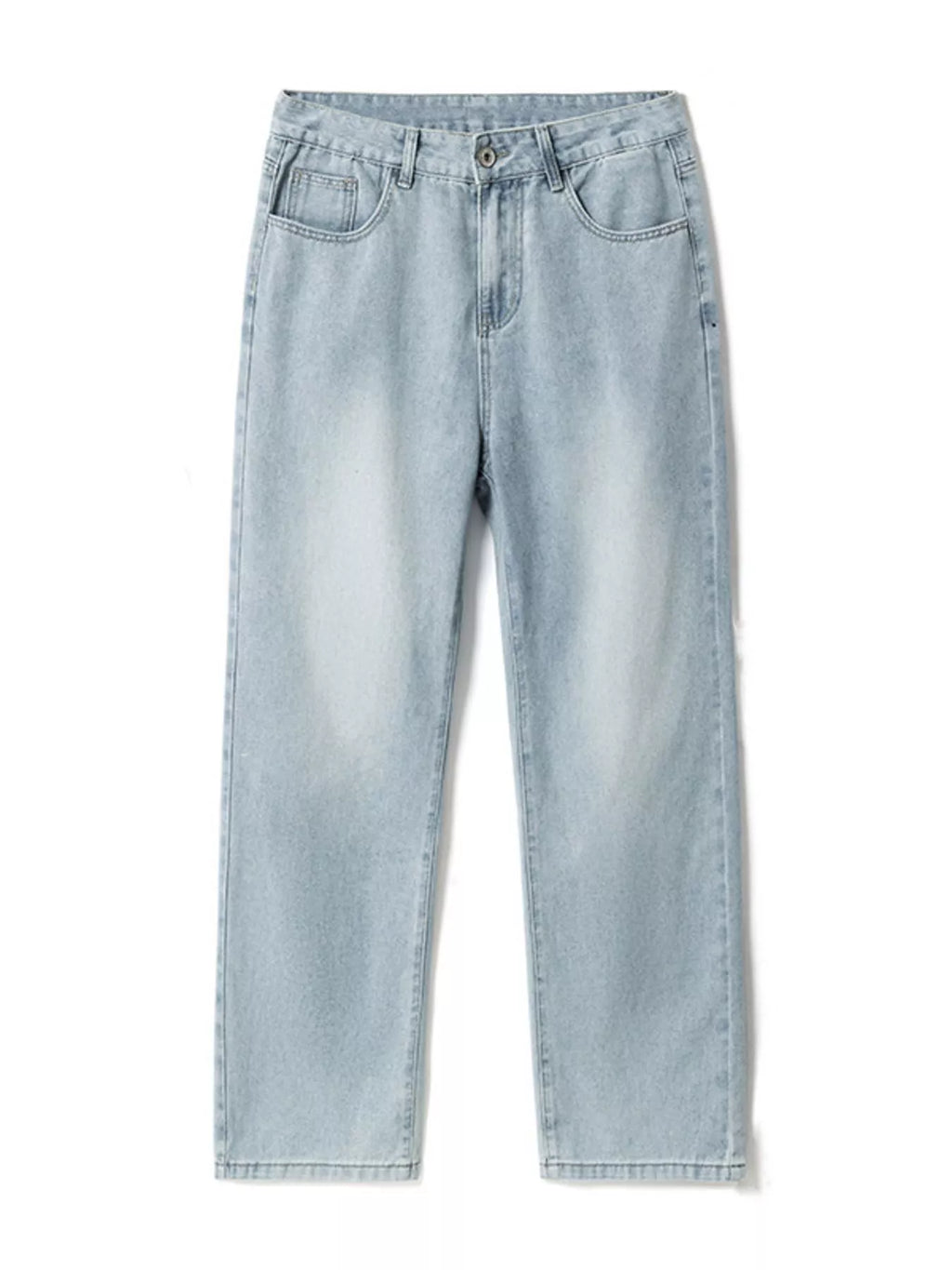 Men's Vintage Wash Wide Leg Jeans