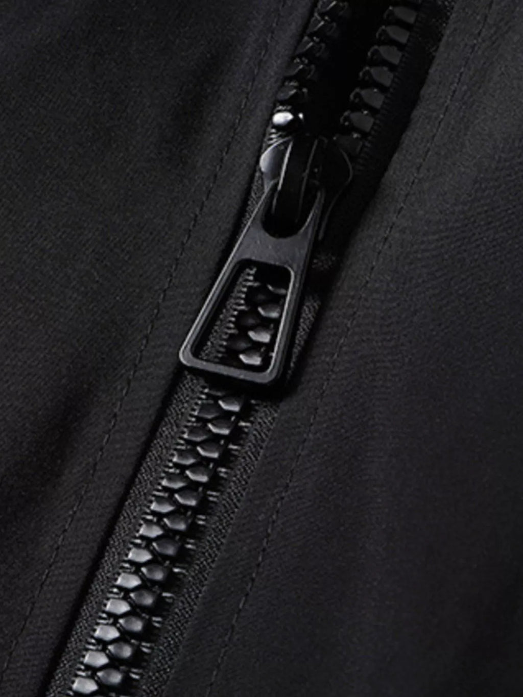 Men's Racing-Inspired Zip Up Bomber Jacket