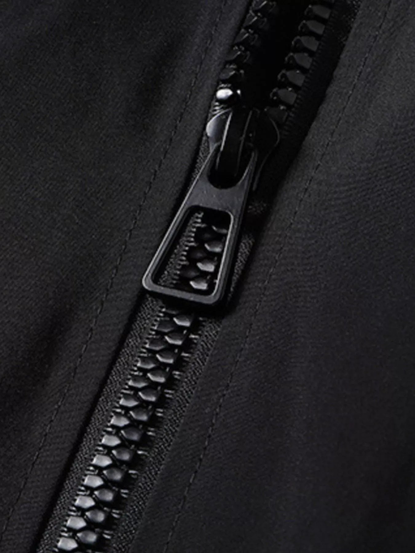 Men's Racing-Inspired Zip Up Bomber Jacket