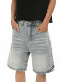 Men's Wash Relaxed Fit Denim Shorts