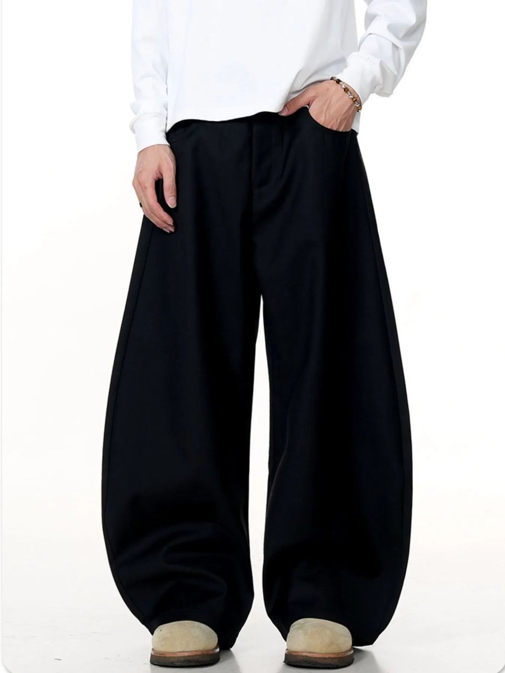 Men's Wide Leg Relaxed Fit Casual Pants
