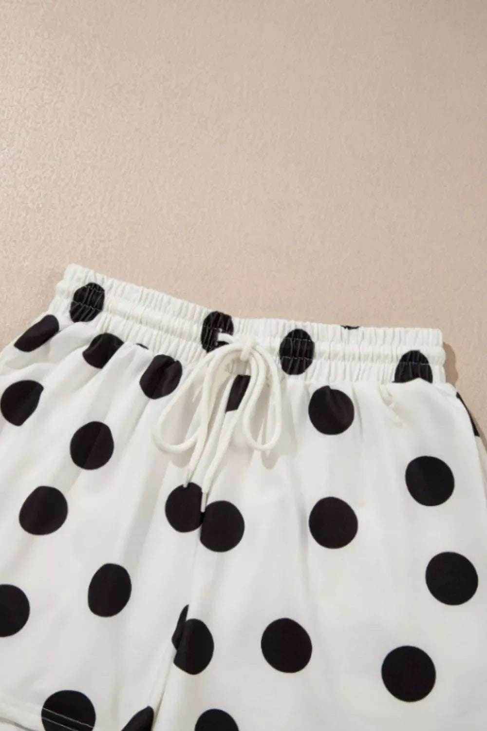 Polka Dot Tee and Shorts 2-Piece Set