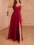 Slit Spaghetti Strap Maxi Dress