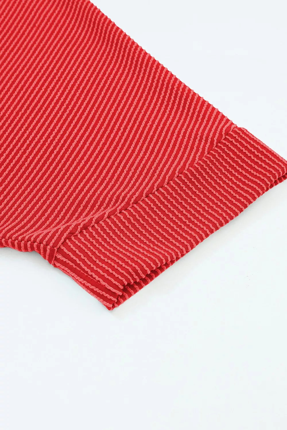 Ribbed Knit Off-Shoulder Blouse
