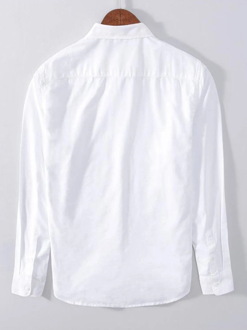 Men's Plus Size Button Up Long Sleeve Shirt
