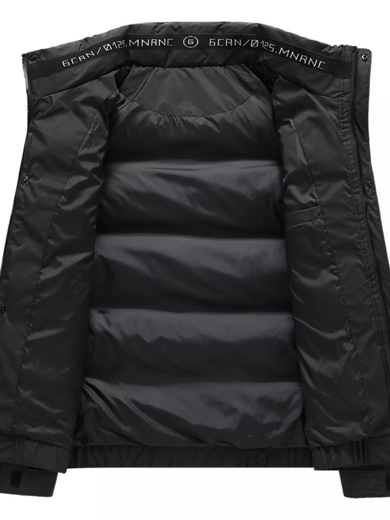 Men's Plus Size Stand Collar Puffer Jacket