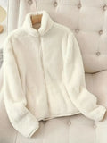 Fleece Long Sleeve Zip-Up Jacket