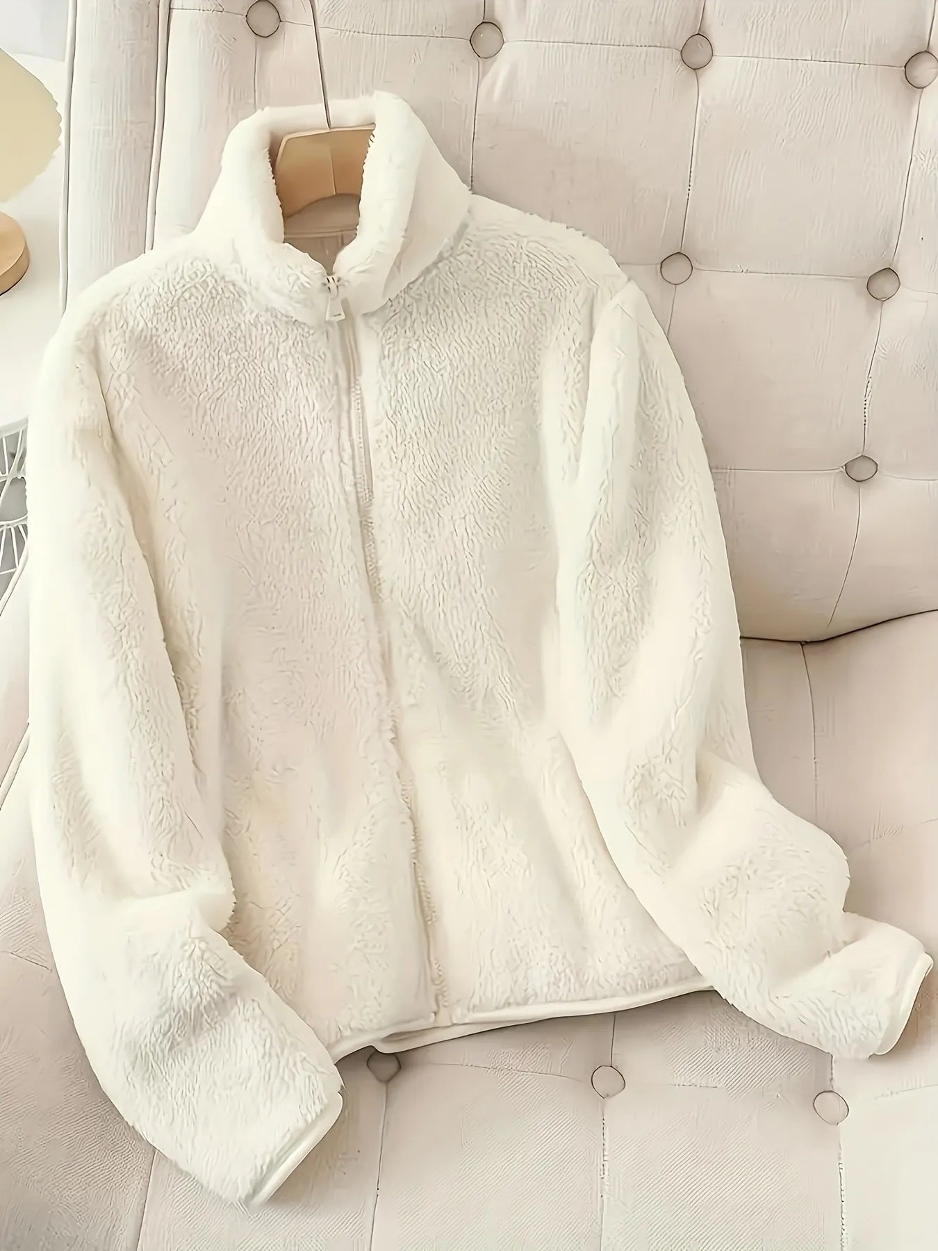 Fleece Long Sleeve Zip-Up Jacket