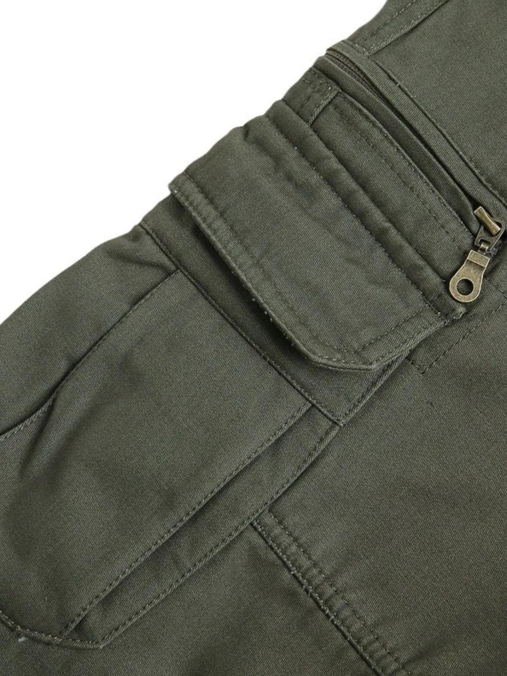 Men's Solid Color Cargo Pants