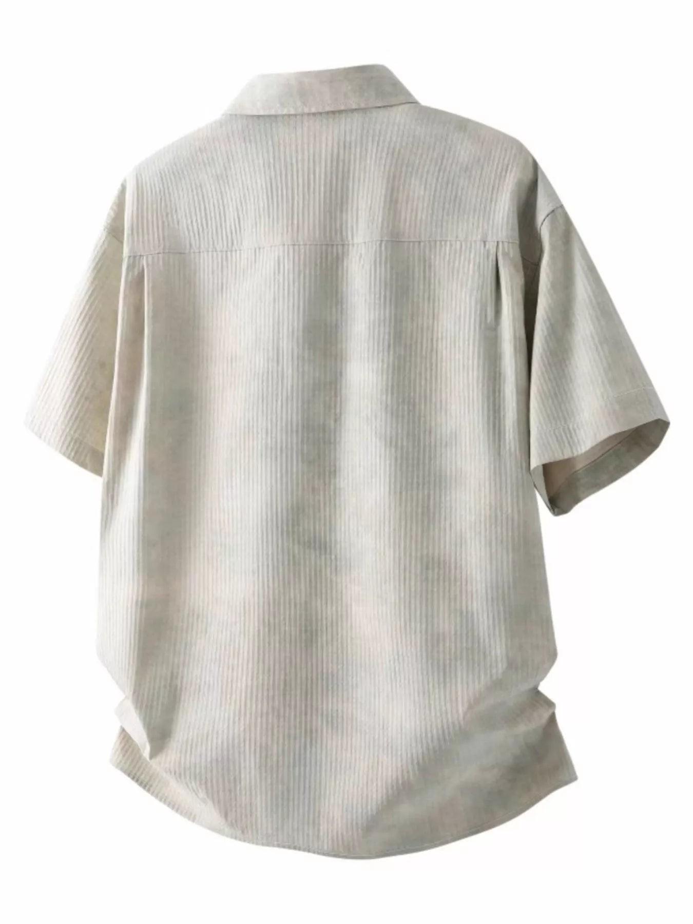 Men's Plus Size Casual Short Sleeve Shirt
