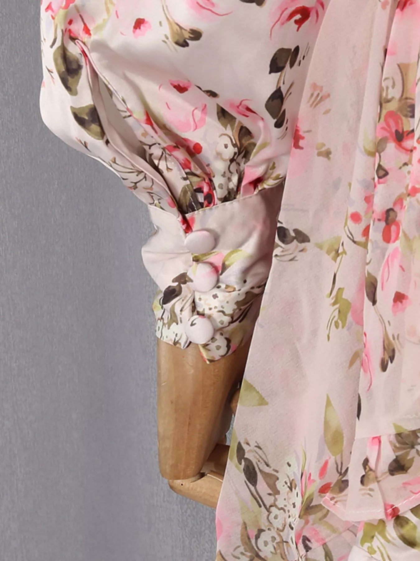 Floral Print Ruffle Mini Dress