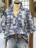 Printed Half Sleeve Blouse