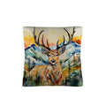 Baha Ranch Watercolor Buck Hunting Pillow Case Made In America