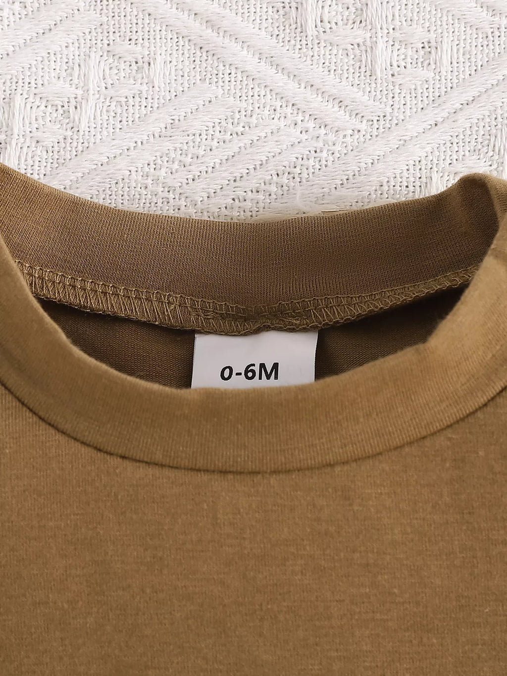 Children's Letter Round Neck Tee and Shorts Set