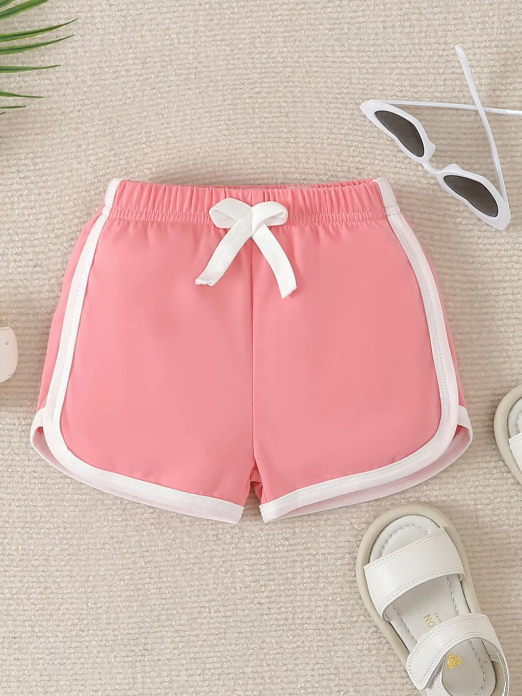 Children's Letter Graphic Tee and Shorts Set
