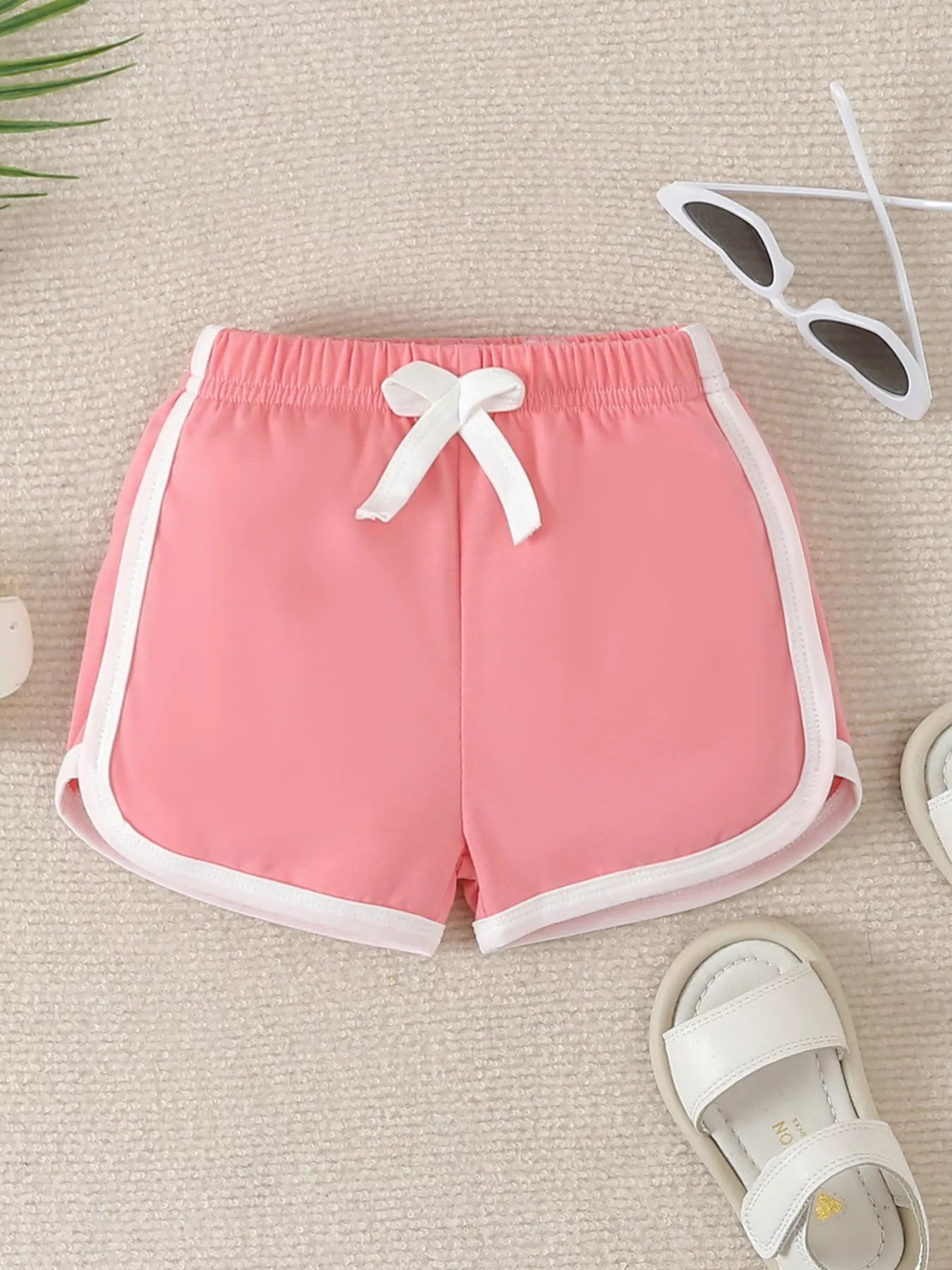 Children's Letter Graphic Tee and Shorts Set
