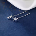 925 Sterling Silver Star Earrings