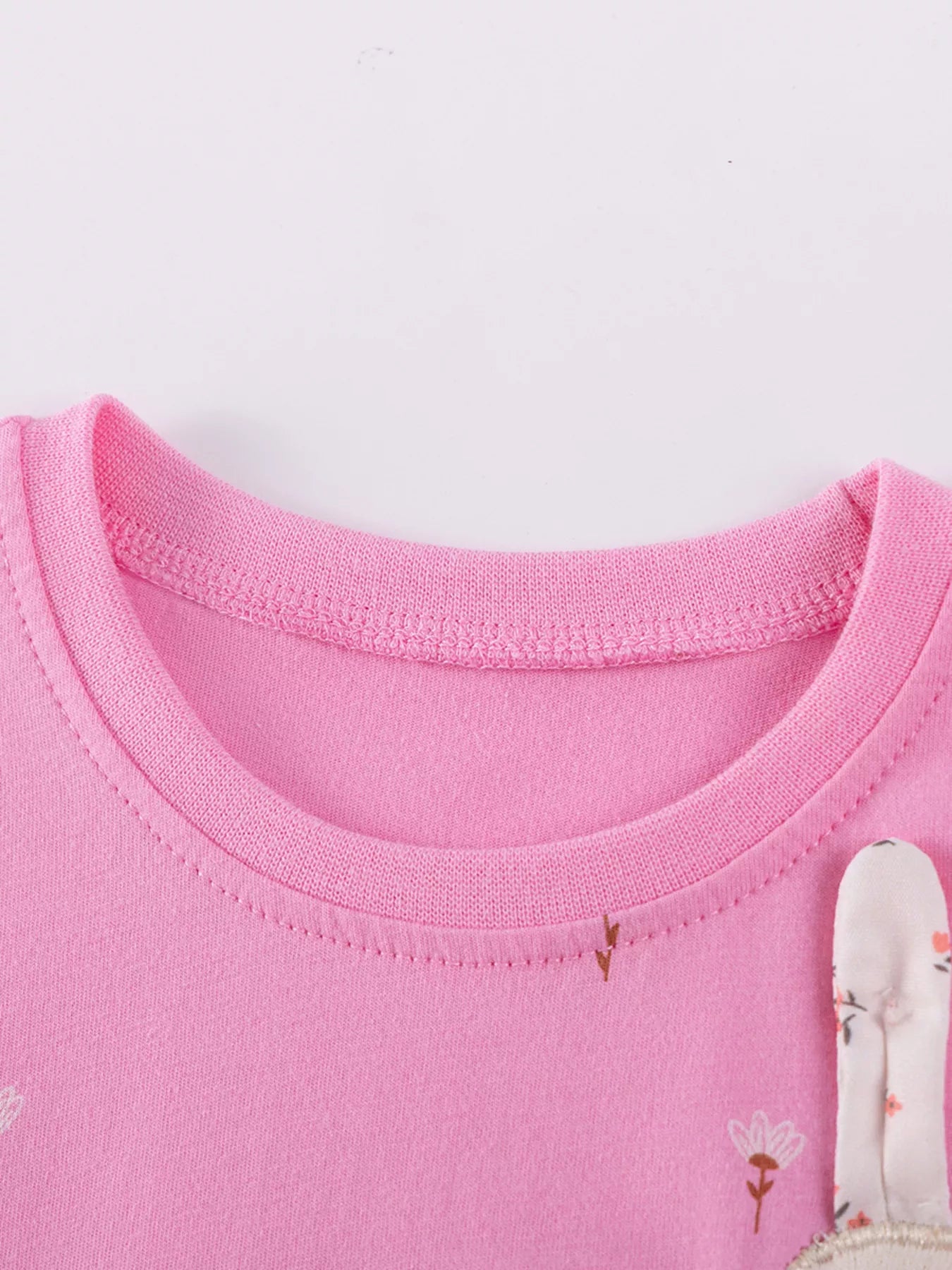 Children's Bunny Applique Casual Dress